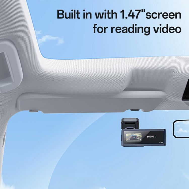 Yesido KM22 1K HD Dual Dash Camera Car Driving Recorder with 1.47 inch Screen Yesido KM22 1K HD Dual Dash Camera Car Driving Recorder with 1.47 inch Screen